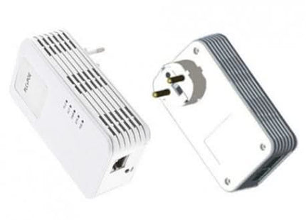 Alarma Total Alarma Total Juego de adaptadores Powerline 1200Mbps con función PoE + Homeplug (trifásico)