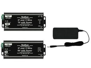 Alarma Total Alarma Total SC-IPC1201TW, Kit transmisor/receptor para IP, transmisión 2 hilos, PoE