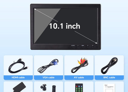 Alarma Total Alarma Total Monitor TFT Full HD de 10" incluindo suporte