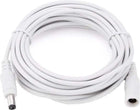 Alarma Total AlarmsysteemTotal Cable alargador de alimentación de 12 voltios, 3 metros, blanco