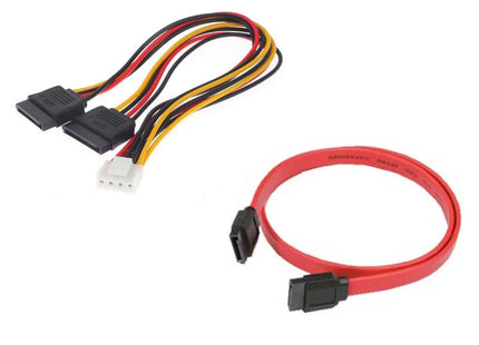 AlarmsysteemExpert.nl AlarmsysteemExpert.nl Voeding en Sata kabel set geschikt voor Hikvision 7608NXI-K2 recorders