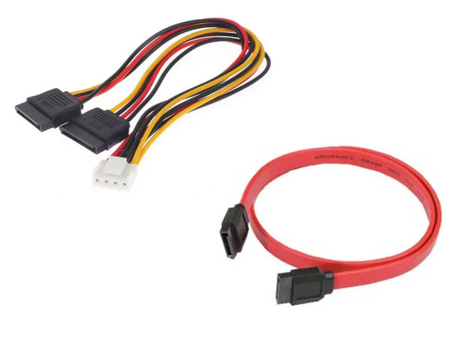 AlarmsysteemExpert.nl AlarmsysteemExpert.nl Voeding en Sata kabel set geschikt voor Hikvision 7608NXI-K2 recorders