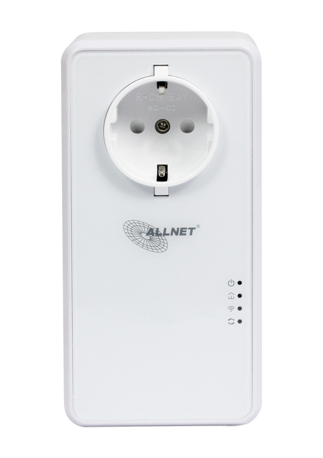 Alarma Total ALLNET Powerline adapter HomePlugV2 1200Mbit RJ45 WiFi SmartLink