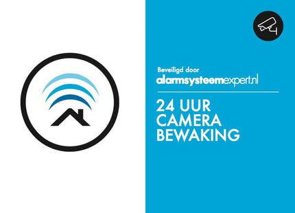 AlarmsysteemExpert.nl Camerabewaking beveiliging sticker