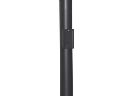 AlarmsysteemExpert.nl Cameramast 3.5m Donkergrijs, Gegalvaniseerd staal, Bliksemafleider DEMO