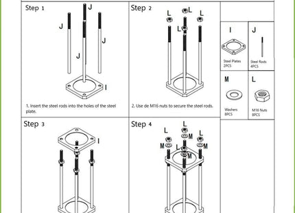 AlarmsysteemExpert.nl Cameramast 3.5m Donkergrijs, Gegalvaniseerd staal, Bliksemafleider DEMO