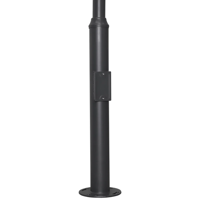 AlarmsysteemExpert.nl Cameramast 4.5m Donkergrijs, Gegalvaniseerd staal, Bliksemafleider