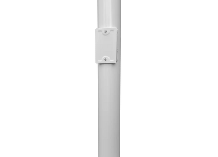 AlarmsysteemExpert.nl Cameramast 6 meter Wit, Gegalvaniseerd staal, Bliksemafleider