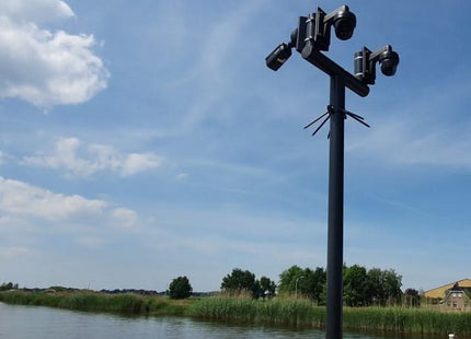 AlarmsysteemExpert.nl Cameramast T-stuk 70mm kleur wit Ral9010