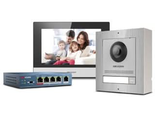 AlarmsysteemExpert.nl Complete intercom kit RVS met PoE switch