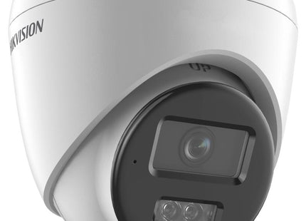 AlarmsysteemExpert.nl DS-2CD1383G2-LIU, 8MP/4K Turret Camera, Smart Hybrid Light, PoE, Micro SD slot, microfoon, slimme detectie