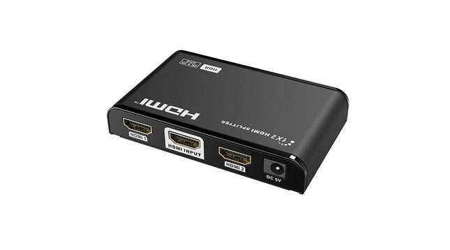 AlarmsysteemExpert.nl HDMI 2-poorts Splitter,  4K 60Hz UHD
