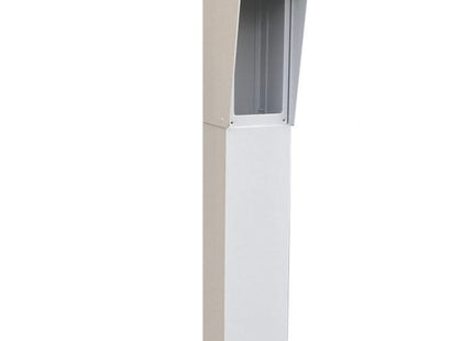 AlarmsysteemExpert.nl Intercomzuil 230cm, 15x15cm Dubbellaags gepoedercoat