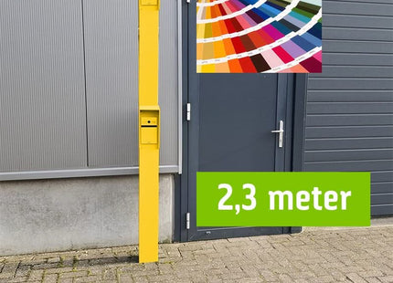 AlarmsysteemExpert.nl Intercomzuil 230cm, 15x15cm Dubbellaags gepoedercoat