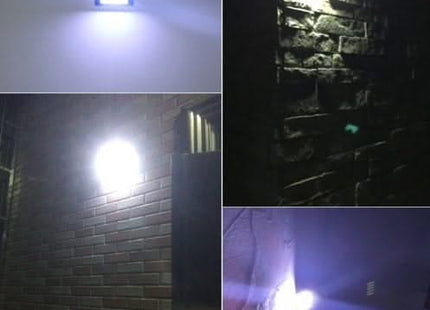 AlarmsysteemExpert.nl Klein model LED schriklamp voor buiten met sensor (draadloos)