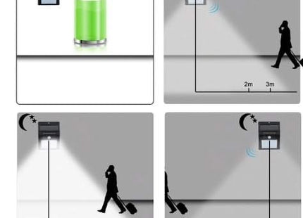 Alarma Total Lámpara LED de exterior para asustar modelo pequeño con sensor (inalámbrica)