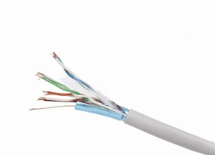 AlarmsysteemExpert.nl Netwerkkabel CAT5e UTP, 50 mtr op rol, 100% koper, Solid aders