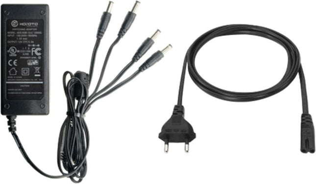 AlarmsysteemExpert.nl Power adapter AC/DC met 4 outputs  DC 12V 5A