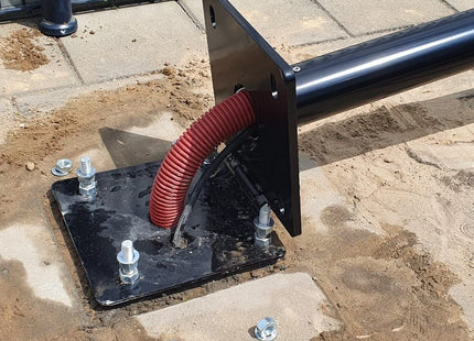 AlarmsysteemExpert.nl Ronde cameramast met kantelanker 5 meter Ø 90mm