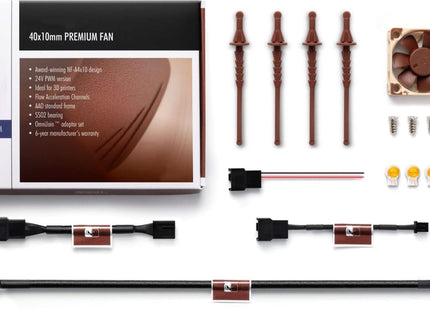 AlarmsysteemExpert.nl Stille Ventilator voor Hikvision en Dahua NVR 40x10mm