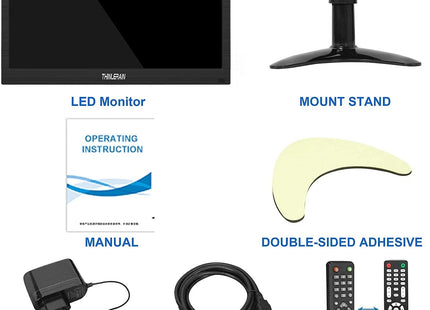 AlarmsysteemExpert.nl TFT 13" Full HD monitor incl. montagebeugel voor aan wand of bureau