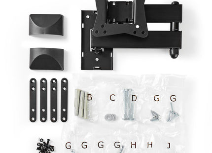 AlarmsysteemExpert.nl TV-Muurbeugel, draai en kantelbaar, van 10" tot 32"