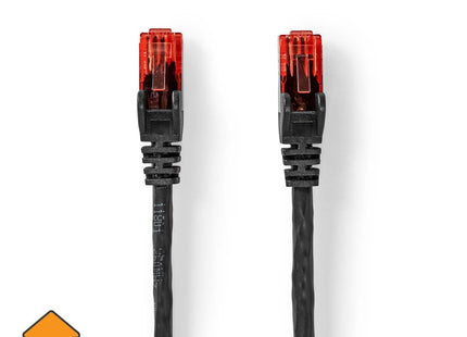 AlarmsysteemExpert.nl UTP CAT6 netwerkkabel 20mtr Buitenkabel PE mantel zwart