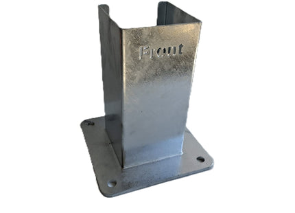 AlarmsysteemExpert.nl Vlakke Montagevoet voor Intercomzuil 15x15cm