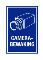 AlarmsysteemExpert.nl Waarschuwingsbord Camerabewaking PVC