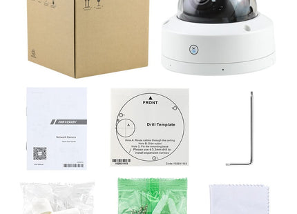 ASE D183-L, 8MP/4K, Smart Hybrid-Light Dome camera, PoE, Micro sd slot, microfoon, Hikvision OEM