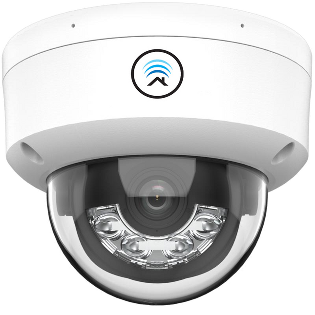 ASE Kit, 3x Dome, 8Mp 4K Ultra HD ColorVu Binnen camera, met NVR en bekabeling