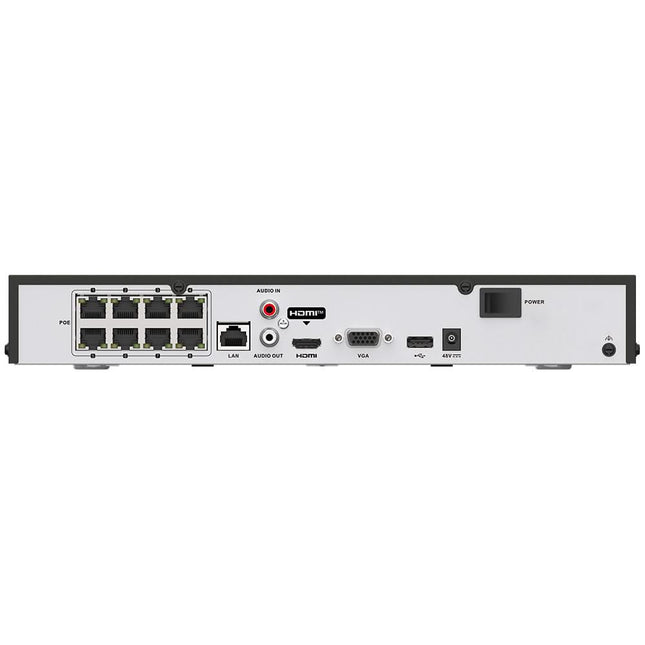 ASE NVR608, 8 Kanaals NVR, HDMI, PoE 8x, Hikvision-OEM