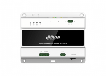 Dahua Dahua Conmutador de 2 hilos (2 unidades para interior, 2 estaciones de puerta), con fuente de alimentación incluida