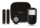 Kit de alarma inalámbrica Dahua Airshield ART-ARC3800H-03-CAM-FW2(868) en color negro, con Hub 2, WiFi/LAN y PIRcam