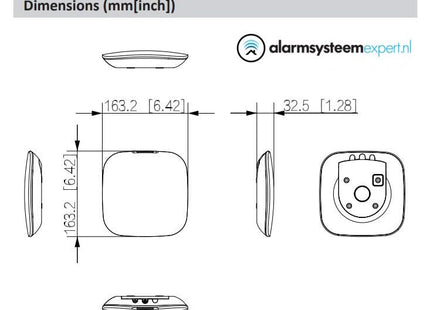 Dahua Airshield DHI-ARA43-W2, amplificador de alarma para hasta 32 dispositivos