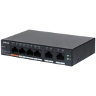 Dahua DH-CS4006-4ET-60, 4 puertos PoE de 100 Mb, conmutador inteligente, 2 enlaces ascendentes Gigabit