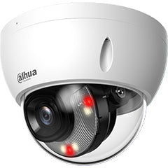 Dahua Dahua DH-IPC-HDBW2849E-S-IL, câmara dome WizSense de 2,8 mm, 8 MP/4K, ranhura para cartão SD, PoE, Smart Dual Light