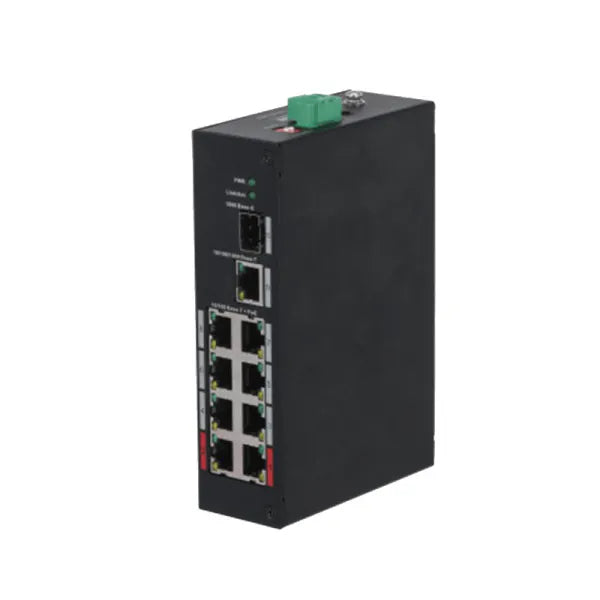 Dahua Dahua DH-PFS3110-8ET-96, 8 poorts PoE Switch, 1000mbs