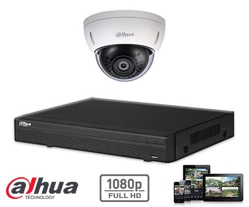Dahua Dahua Full HD-CVI kit 1x cámara domo 2 Megapixeles set de seguridad