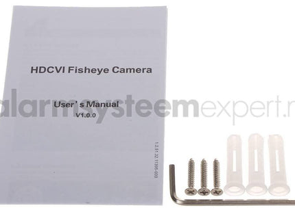 Dahua HAC-EW2501 de 5 MP, HDCVI, cámara ojo de pez con WDR, micrófono