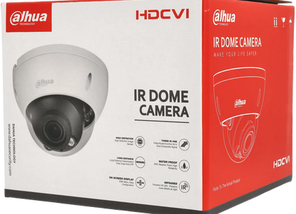 Dahua Dahua HAC-HDBW1500R-Z-S2, 5MP HD-CVI Dome 2.7-12mm Motorzoomlens
