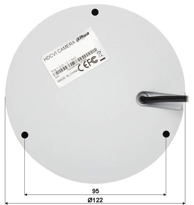 Dahua Dahua HAC-HDBW2241RP-Z, Lente motorizada para cámara domo Starlight. 2 MP.