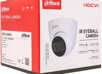 Dahua Dahua HAC-HDW1200TRQ, 2MP 2,8 mm, HD-CVI, globo ocular, 25m IR, coaxial