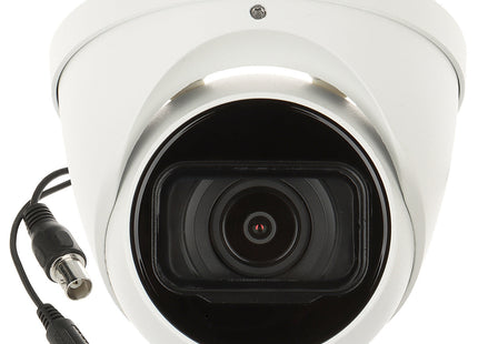 Dahua Dahua HAC-HDW1801T-Z-A-S2, 4K 8 MP Starlight, cámara esférica HDCVI con infrarrojos, zoom motorizado, cable coaxial
