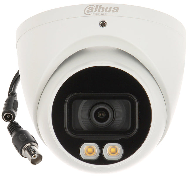 Dahua Dahua HAC-HDW1809T-A-LED, 8MP 2.8mm 4K, HDCVI, cámara ocular a todo color, coaxial