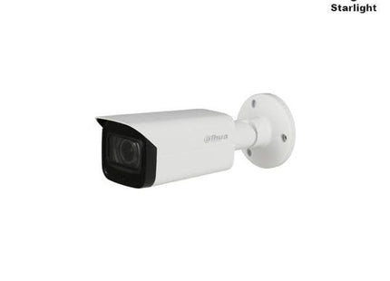 Dahua Dahua HAC-HFW2802TP-A-I8,  Cámara tipo bala 4K Starlight HDCVI con infrarrojos, objetivo fijo de 3,6 mm y micrófono integrado