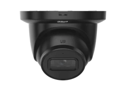Dahua Dahua IPC-HDW2441TM-S 4 MP IR WizSense Turret, LED IR, ranura SD, PoE, micrófono integrado. Negro