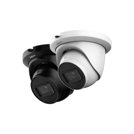 Dahua Dahua IPC-HDW2441TM-S 4MP IR WizSense Turret IR leds, SD slot, PoE, build-in Mic. Black