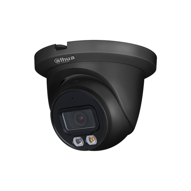 Dahua Dahua IPC-HDW2449TM-S-IL 4Mp 2.8mm H.265 Smart Dual Light Full Color, PoE Nero