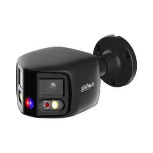 Dahua Dahua IPC-PFW3849SP, câmera de rede bullet de lente dupla WizSense 8Mp Tioc 180° preta
